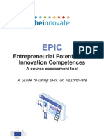 Entrepreneurial Potential and Innovation Competences: A Guide To Using Epic On Heinnovate