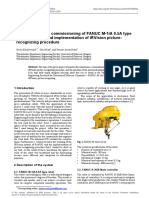 The Maintenance Commissioning of FANUC M-1iA 05A T