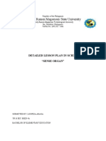 President Ramon Magsaysay State University: Detailed Lesson Plan in Science Iii "Sense Organ"