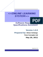 Software Requirement Specifications