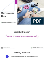 Challenging Confirmation Bias - Lesson Slides