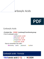 Carboxylic Acids 2021