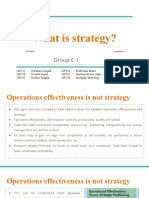 What Is Strategy?: Group C-1