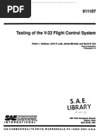 Testing of The V-22 Flight Control System