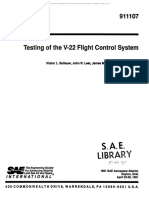 Testing of The V-22 Flight Control System