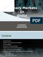 Primary Markets