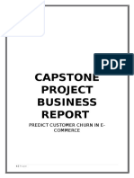 Capstone Project Business: Predict Customer Churn in E-Commerce