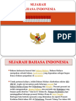 Sejarah Bahasa Indonesia