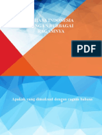 Bab 2 Bahasa Indonesia Dengan Berbagai Ragamnya