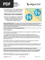 Risk Acceptability
