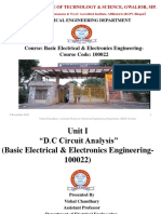 BEEE Unit I - D.C Circuit Analysis - VC