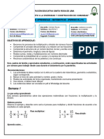 Guía de Aprendizaje de Matemáticas 5° - Periodo 3 y 4