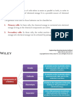 Batteries: in These Cells, The Chemical Energy Is Converted Into Electrical