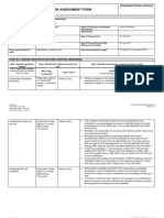 General Risk Assessment Form: Part A. Assessment Details