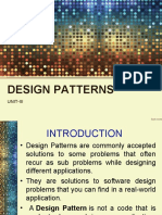 Unit III Design Patterns