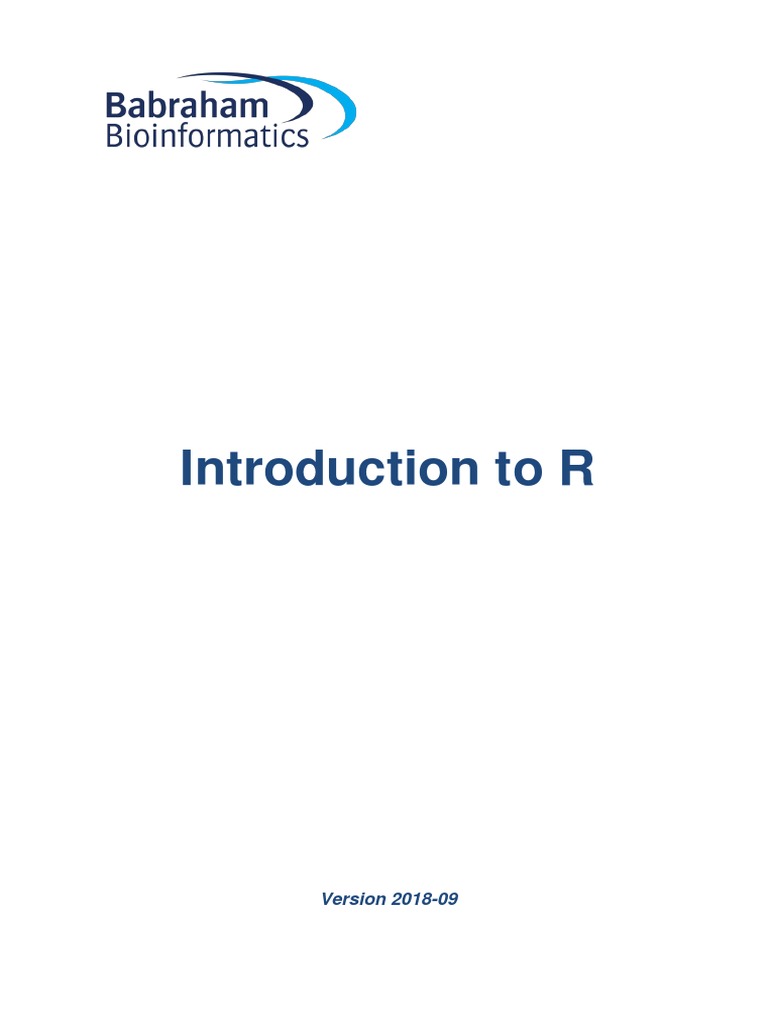 Introduction To R Course – Course: Introduction to R – HPCNOB