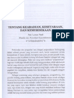 Tentang Keabadian Kesetaraan Dan Kemerdekaan - Putu Laxman Pendit