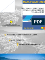 Bahan Tayang MP8 - Pekerjaan Persiapan Pembangunan TPA Dan IPLT
