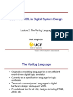 EEL 4783: HDL in Digital System Design: Lecture 2: The Verilog Language