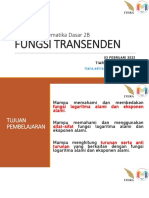 M1 Matdas 2B - Fungsi Transenden