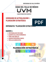 Universidad Del Valle de México: Seminario de Actualizacion 1 - Planeación Estratégica