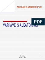 VARIÁVEIS ALEATÓRIAS