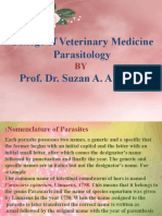 College of Veterinary Medicine Parasitology Prof. Dr. Suzan A. Al-Azizz