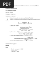 Cost Accounting II - 2