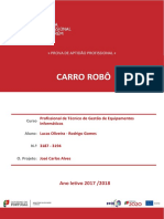 Programação de um carro robô controlado via Bluetooth