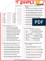 Present Simple Tense Esl Printable Grammar Test Worksheet
