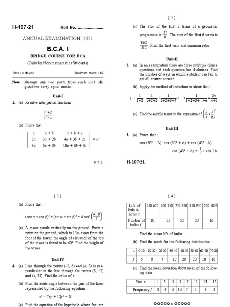 MasterProgramming in Bridge Course PDF Trigonometric Functions