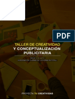 Brochure - Creatividad y Conceptualización