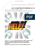 Guía para Hacer Un Plan de Contenidos