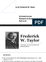 Scientific Theory by Frederick W. Taylor