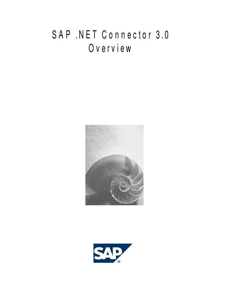 SAP .NET Connector 3.0 Overview | PDF | Method (Computer Programming ...