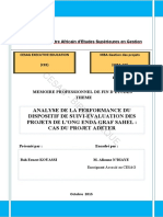 Dispositif de Suivi Évaluation Des Projets