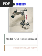 Model AR3 Robot Manual: Free Design 6 Axis Robot