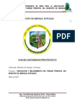 Plan de Contingencia Parque Principal Mpio Abriaquí