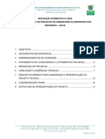 Anexo XXII - IN 01-2020 - Elaboração de Projetos - Água