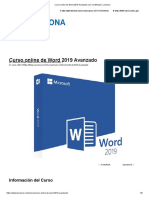 Curso Online de Word 2019 Avanzado