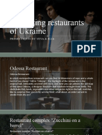 Interesting Restaurants of Ukraine