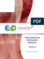 Percussão Na Educação Infantil T-5 Unincor