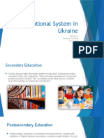 Educational System in Ukraine