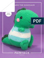 Bernard The Dinosaur Free Toy Crochet Pattern For Halloween in Paintbox Yarns Cotton Aran by Paintbox Yarns 2