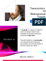Characteristics of Shakespearean Tragedy: by Schoology or The Internet