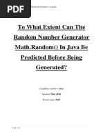 To What Extent Can The Random Number Generator Math - Random in Java Be Predicted Before Being Generated?