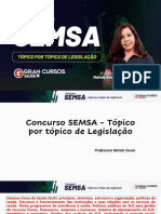 Concurso SEMSA - Tópico por tópico de Legislação com Natale Souza (1)