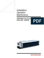 Installation Operation Maintenance: Chilled Water Fan Coil Unit Airflow 200 1400CFM