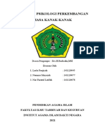 Makalah Psikologi Perkembangan Masa Kanak-Kanak