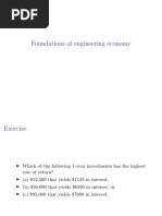 Foundations of Engineering Economy